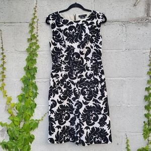 Etcetera black and white dress